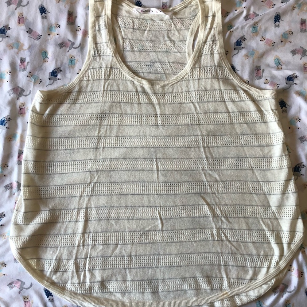Athleta striped tank